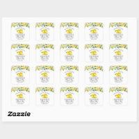 Aquarelle Floral Lemons Limoncello Mariage Petit