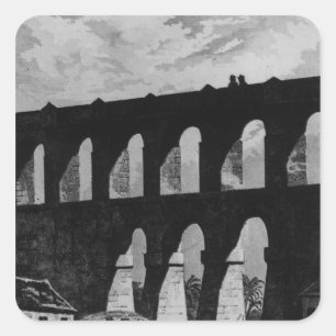 Sticker Carré Aqueduc à Rio