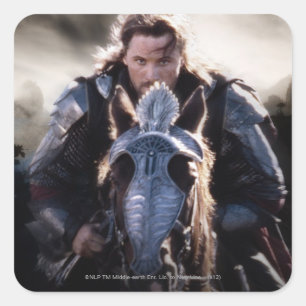 Sticker Carré Aragorn Riding Horse