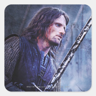Sticker Carré Aragorn with blood