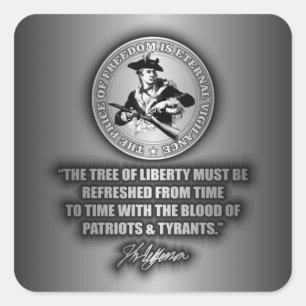 Sticker Carré Arbre de liberté