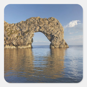 Sticker Carré Arc de Durdle Door, patrimoine mondial de la côte