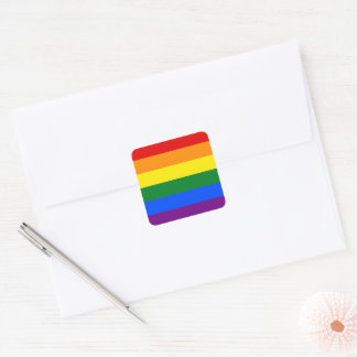Sticker Carré Arc-en-ciel LGBT Pride