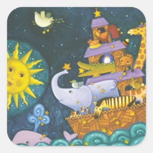 Sticker Carré Arche La Nuit