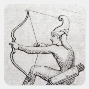 Sticker Carré Archer