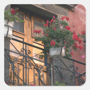 Sticker Carré Architecture dans les rues de San Miguel de