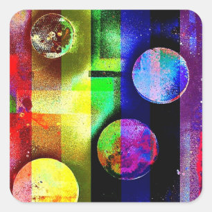 Sticker Carré Arcobaleno 136