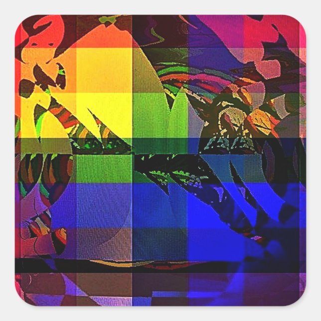 Sticker Carré Arcobaleno 140 (Devant)