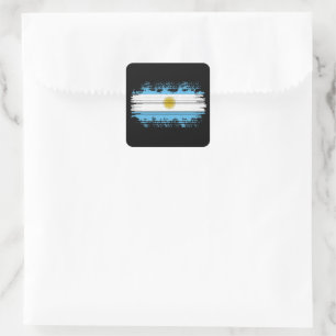 Sticker Carré Argentina flag
