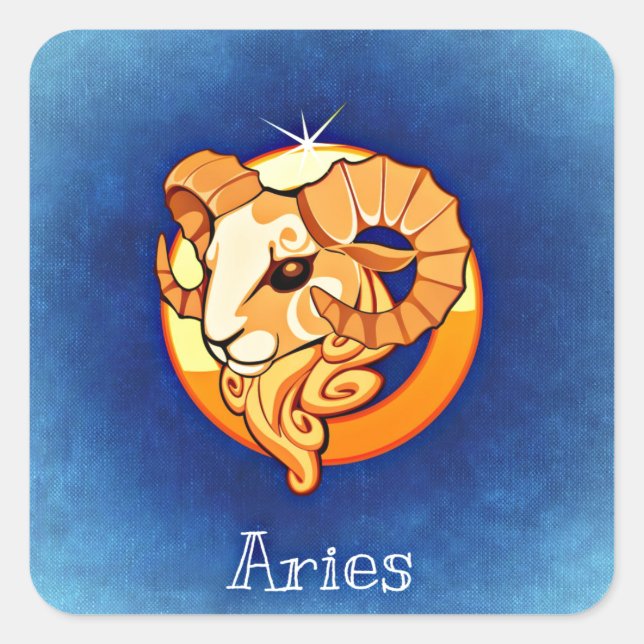 Sticker Carré Aries (Devant)