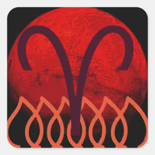 Sticker Carré Aries