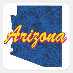 Sticker Carré Arizona
