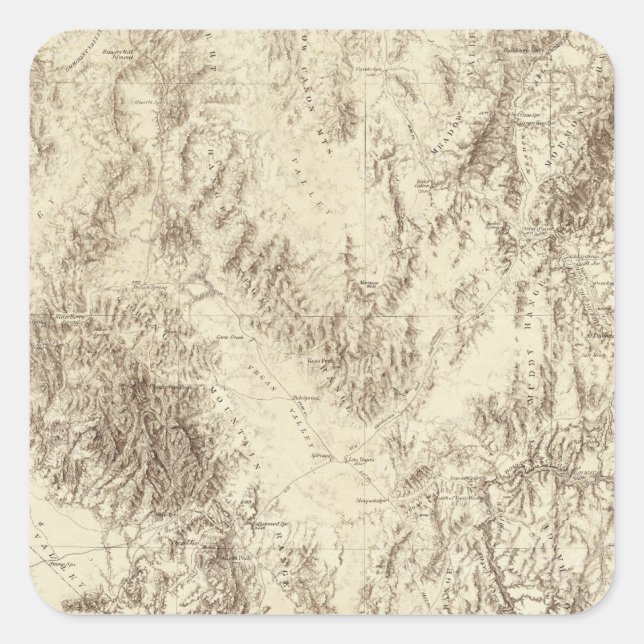 Sticker Carré Arizona (Devant)