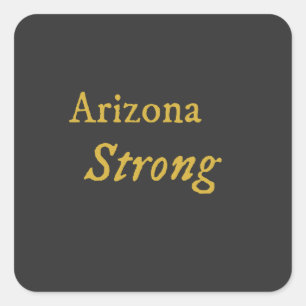 Sticker Carré Arizona Strong
