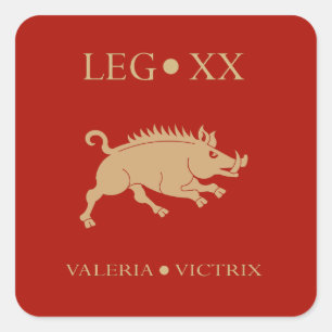 Sticker Carré Armée romaine impériale - Legio XX Valeria Victrix