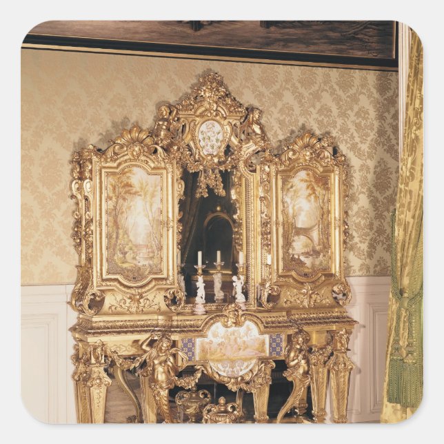 Sticker Carré Armoire bijouterie (Devant)