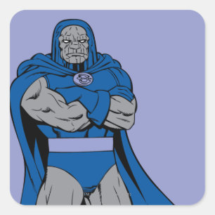 Sticker Carré Armoiries de Darkseid croisées