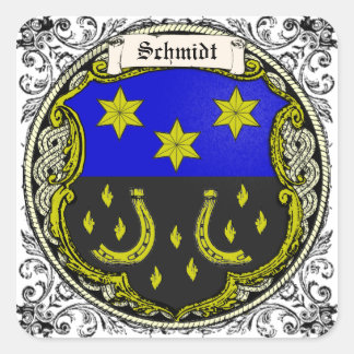 Sticker Carré Armoiries de famille Schmidt (Saar-Rhine)