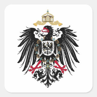 Sticker Carré Armoiries de l'Empire allemand de 1889