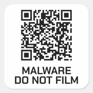 Sticker Carré Armure anti-surveillance - Avertissement de logici