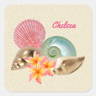 Sticker Carré Arrangement côtier