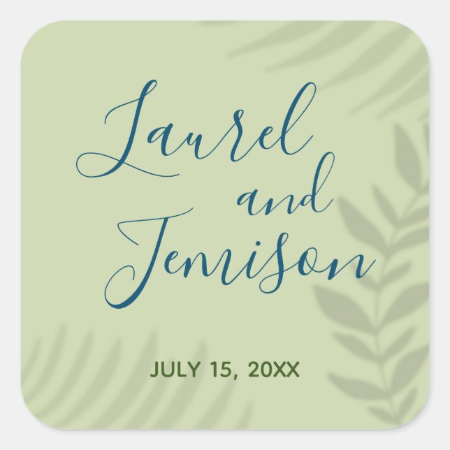 Sticker Carré Arrière-plan (Devant)