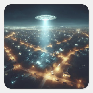 Sticker Carré Arrivée silencieuse