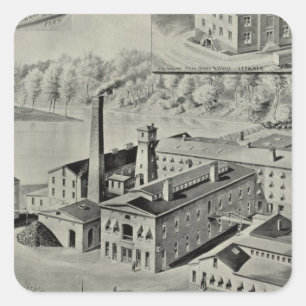 Sticker Carré Arrowwant Mills