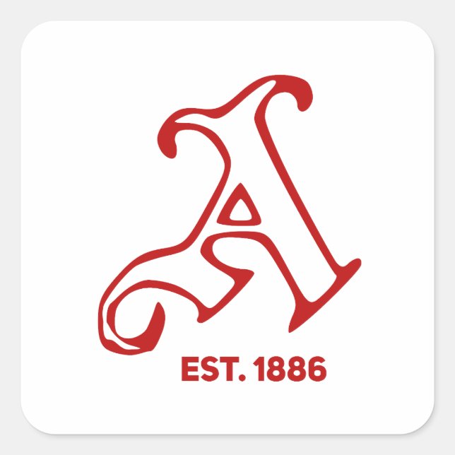 Sticker Carré Arsenal rétro (Devant)