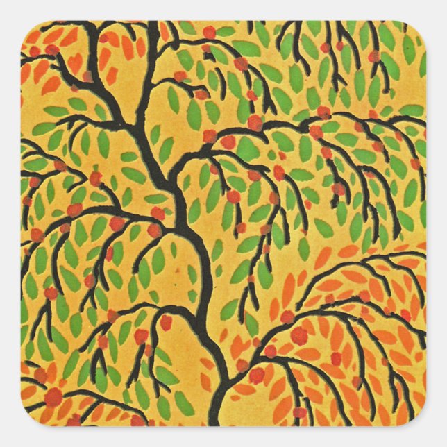 Sticker Carré Art Déco #1 de Seguy à Emporio Moffa (Devant)