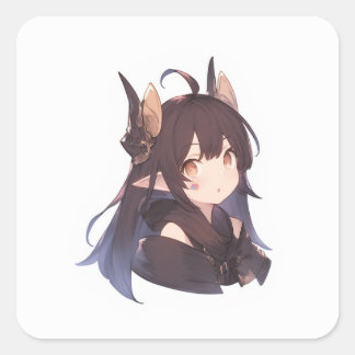 Sticker Carré Art Jouant doux