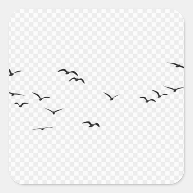 Sticker Carré Articles d'artisanat et de fête > Accessoires de l (Devant)