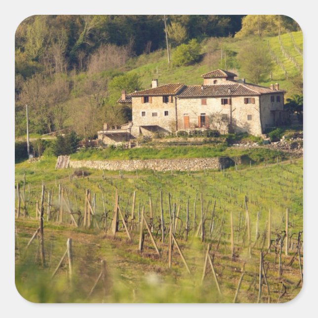 Sticker Carré Aschuito, une ferme qui accueille les clients, (Devant)