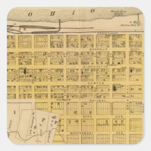 Sticker Carré Ashland Est, Kentucky