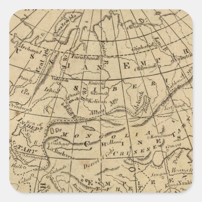 Sticker Carré Asie 10 (Devant)