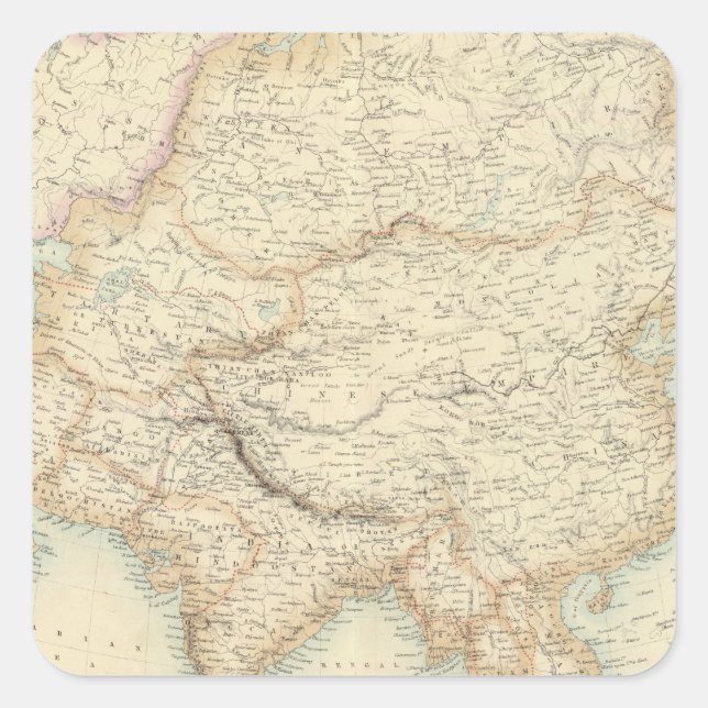 Sticker Carré Asie 10 (Devant)