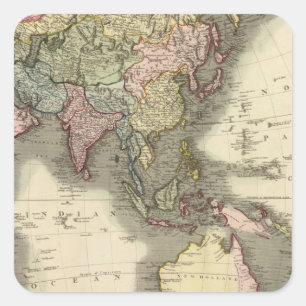 Sticker Carré Asie 28