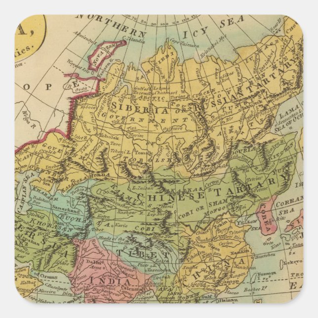 Sticker Carré Asie 4 (Devant)