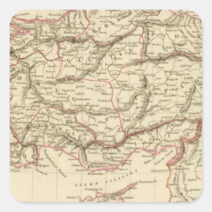Sticker Carré Asie mineure antique