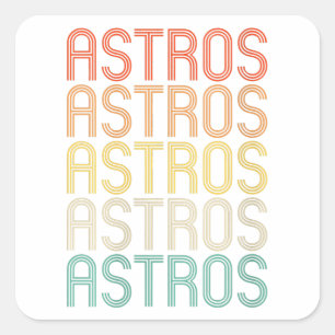 Sticker Carré Astros