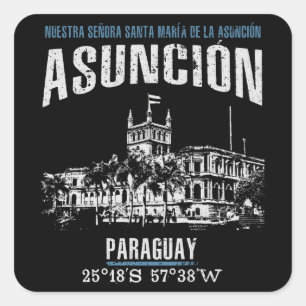 Sticker Carré Asunción
