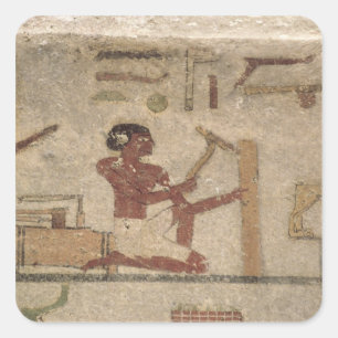 Sticker Carré Atelier du charpentier