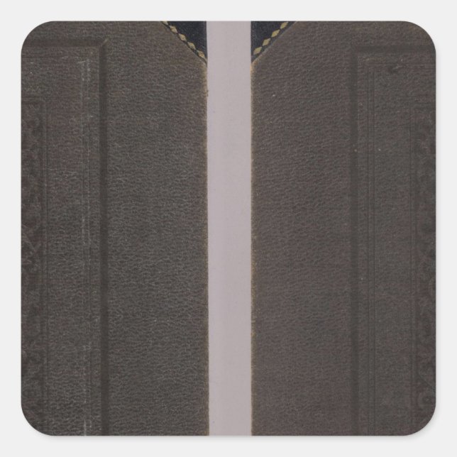 Sticker Carré Atlas du Comté de Fresno (Devant)