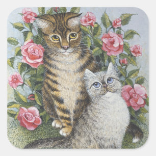 Sticker Carré Attraction