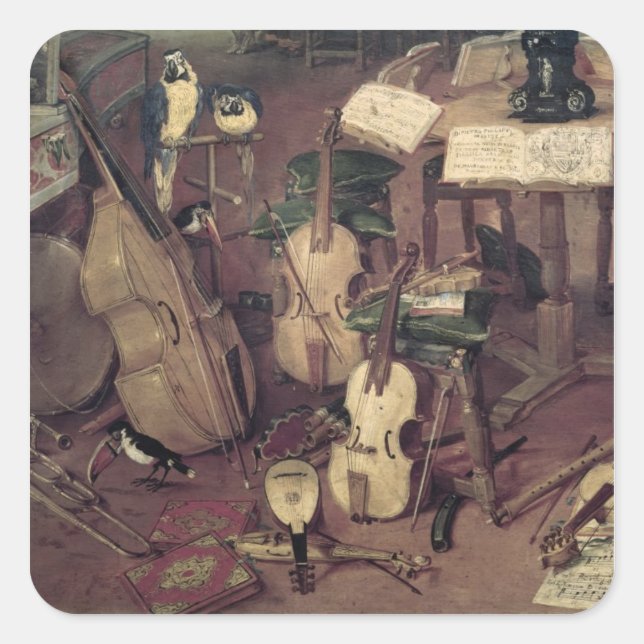 Sticker Carré Audience, 1617 (Devant)