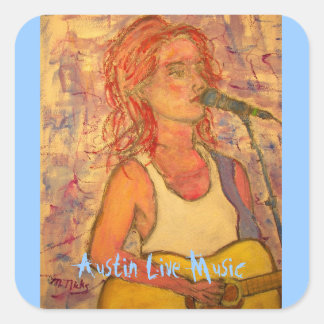Sticker Carré Austin Live