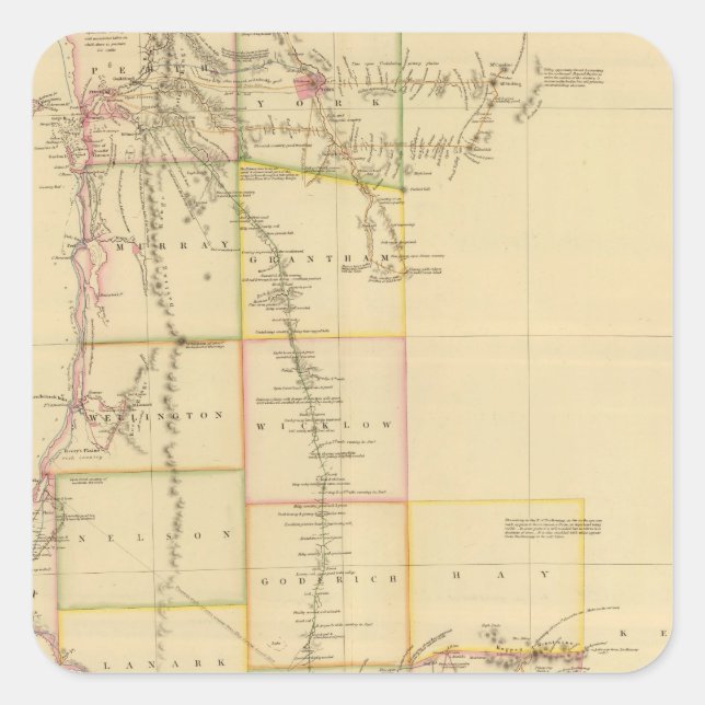 Sticker Carré Australie occidentale (Devant)