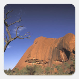 Sticker Carré Australie, parc national d'Uluru Kata Tjuta, Uluru