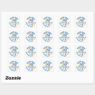 Sticker Carré Autism Decal Programme Autism Decal Program