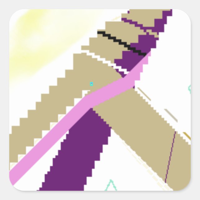 Sticker Carré Autocollants! (Devant)